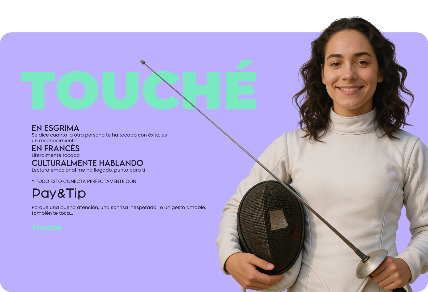 Aplicación de marca y campaña de PAY&TIP 2
